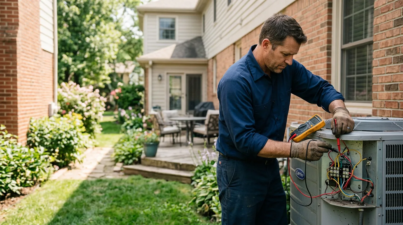 HVAC technician working near Nickerson, NE